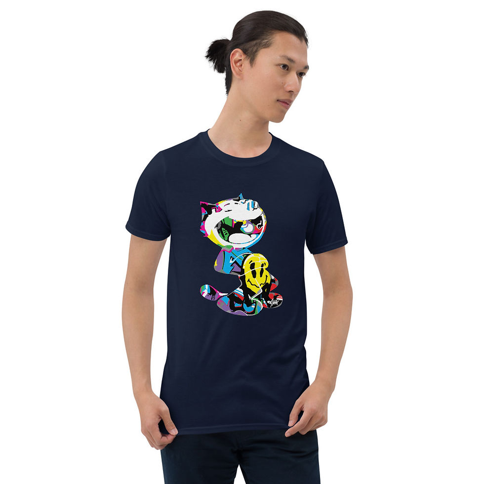 Thumbnail: Unisex Graffiti Cat T-Shirt