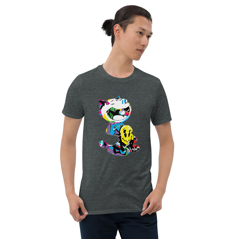 Thumbnail: Unisex Graffiti Cat T-Shirt