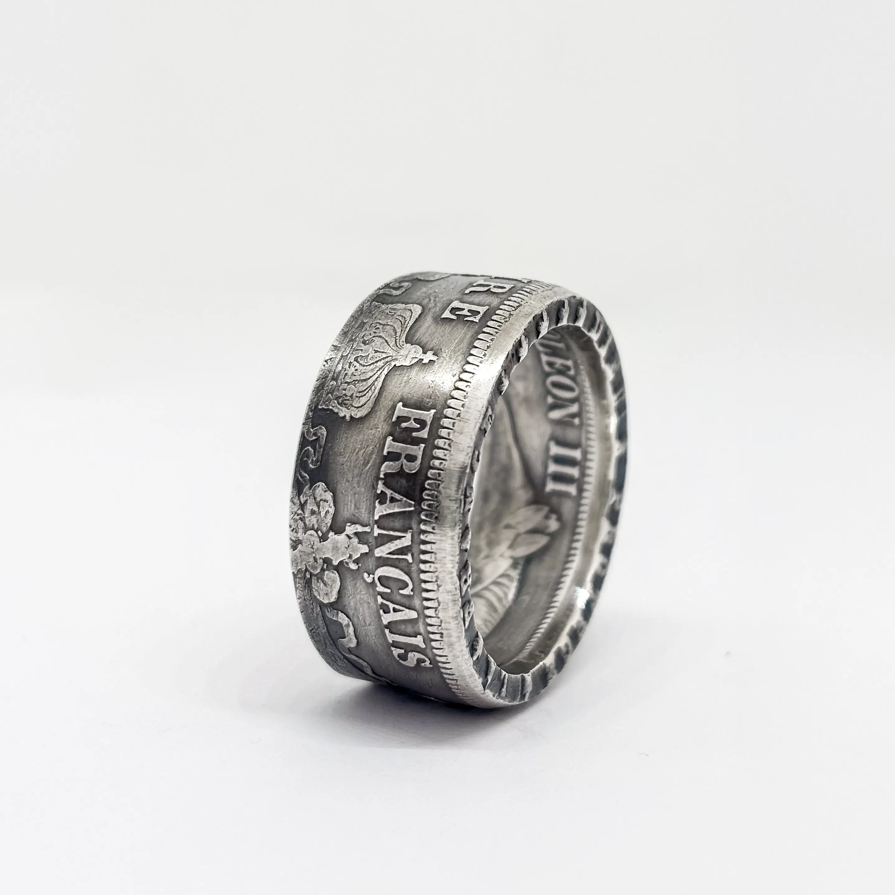 Bague 5 Francs Napoléon III - Anneau en argent