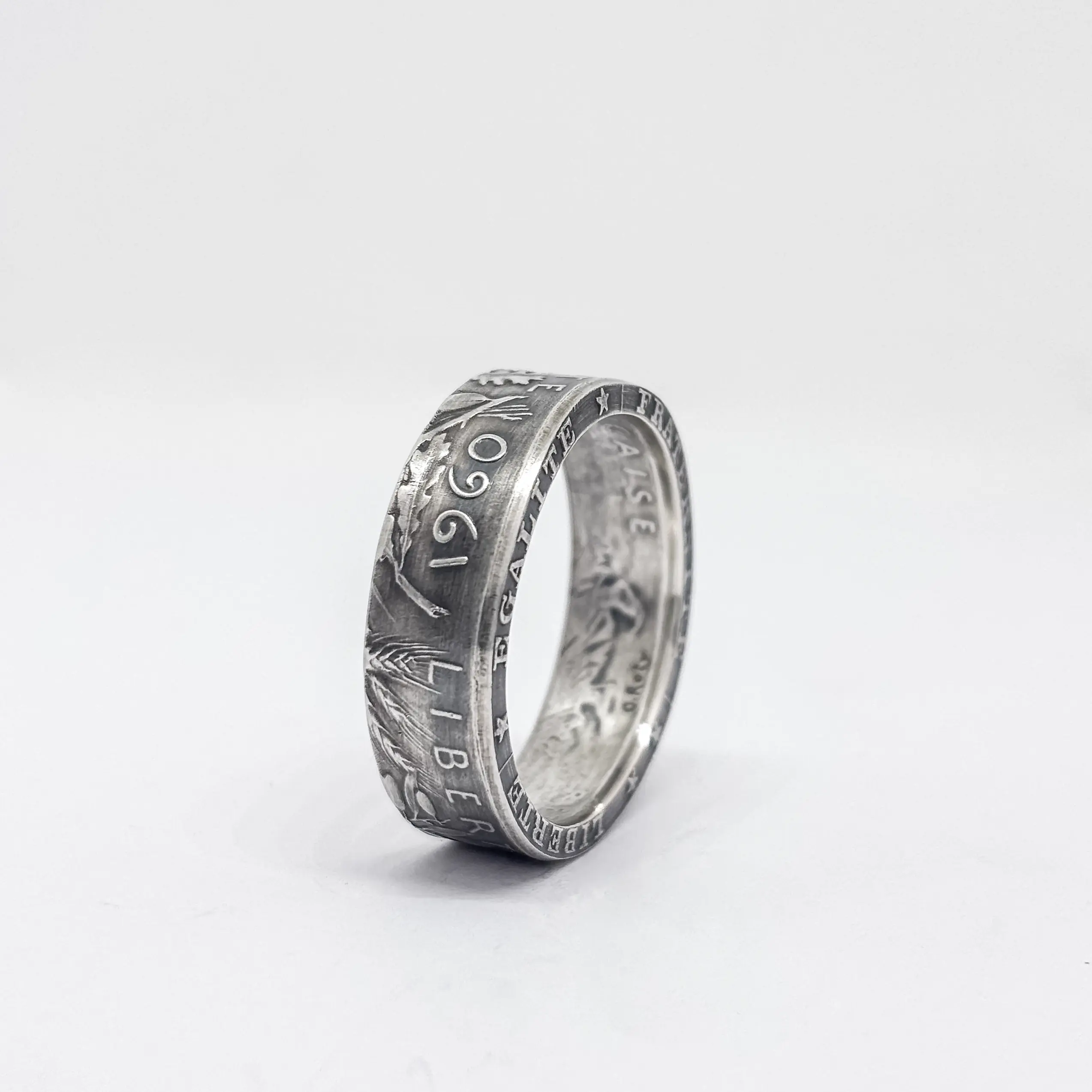 Bague 5 Francs Semeuse - Anneau en argent