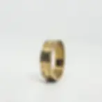 Anneau façonné avec pièce de 2 Francs Marianne de Morlon – face Liberté, Égalité, Fraternité