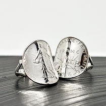 Des bagues en pièce de monnaie au caractère unique