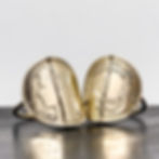 Bague cintrée façonnée avec pièce de 1 Franc Marianne – face République Française