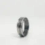 Bague anneau en argent 2 Francs Napoléon III – pièce impériale transformée en bijou artisanal