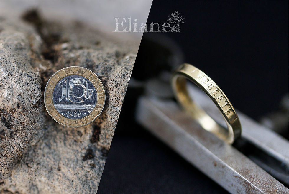 Comment transformer une pièce de monnaie en bague ?