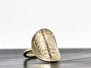 Combien coûte une bague en pièce de monnaie ?