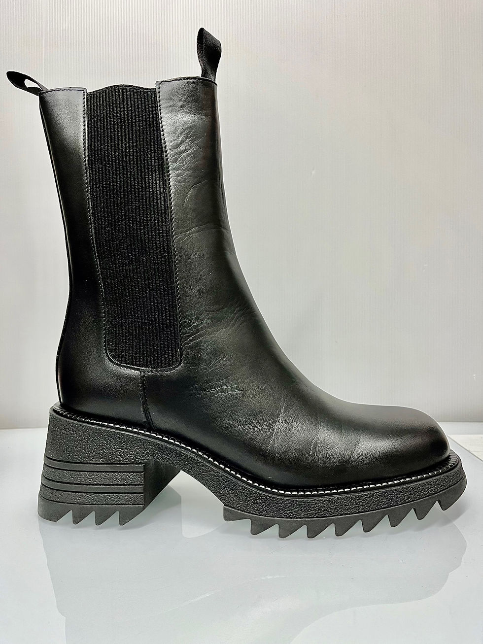 Miniature : Bottines Cuir Semerdjian MU547M3 Vitello Nero T41 