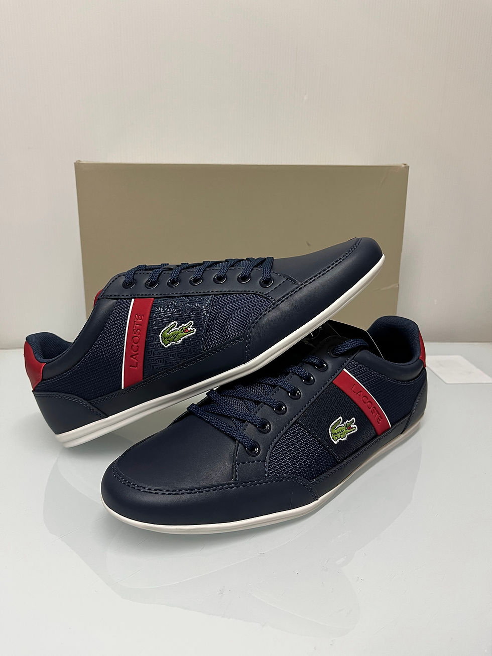 BASKET LACOSTE  CHAYMON BLEU MARINE   T40,5