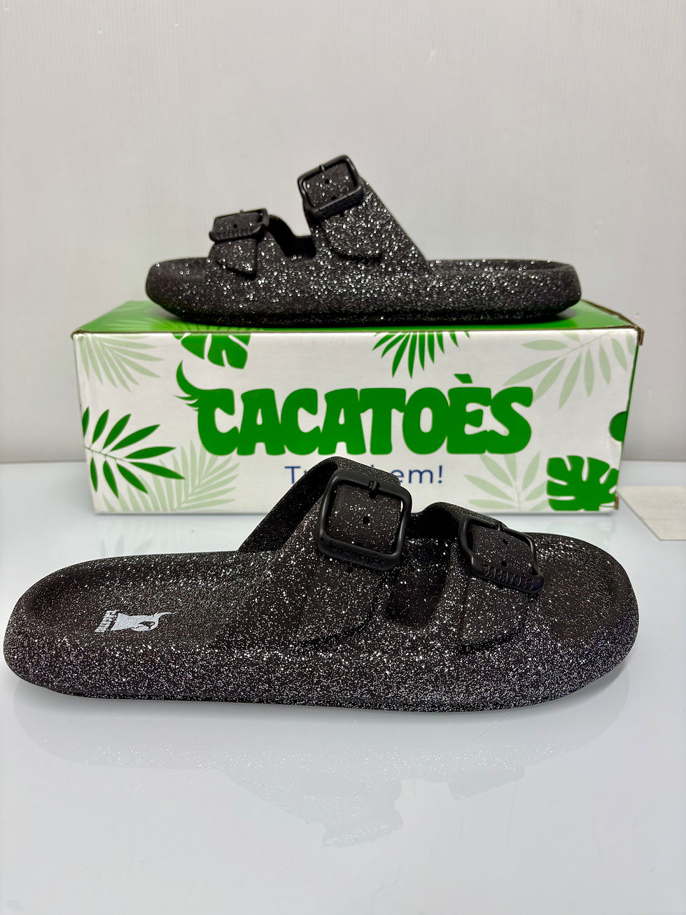 Miniature : Mules Cacatoès Jessy Glitter T35-36 