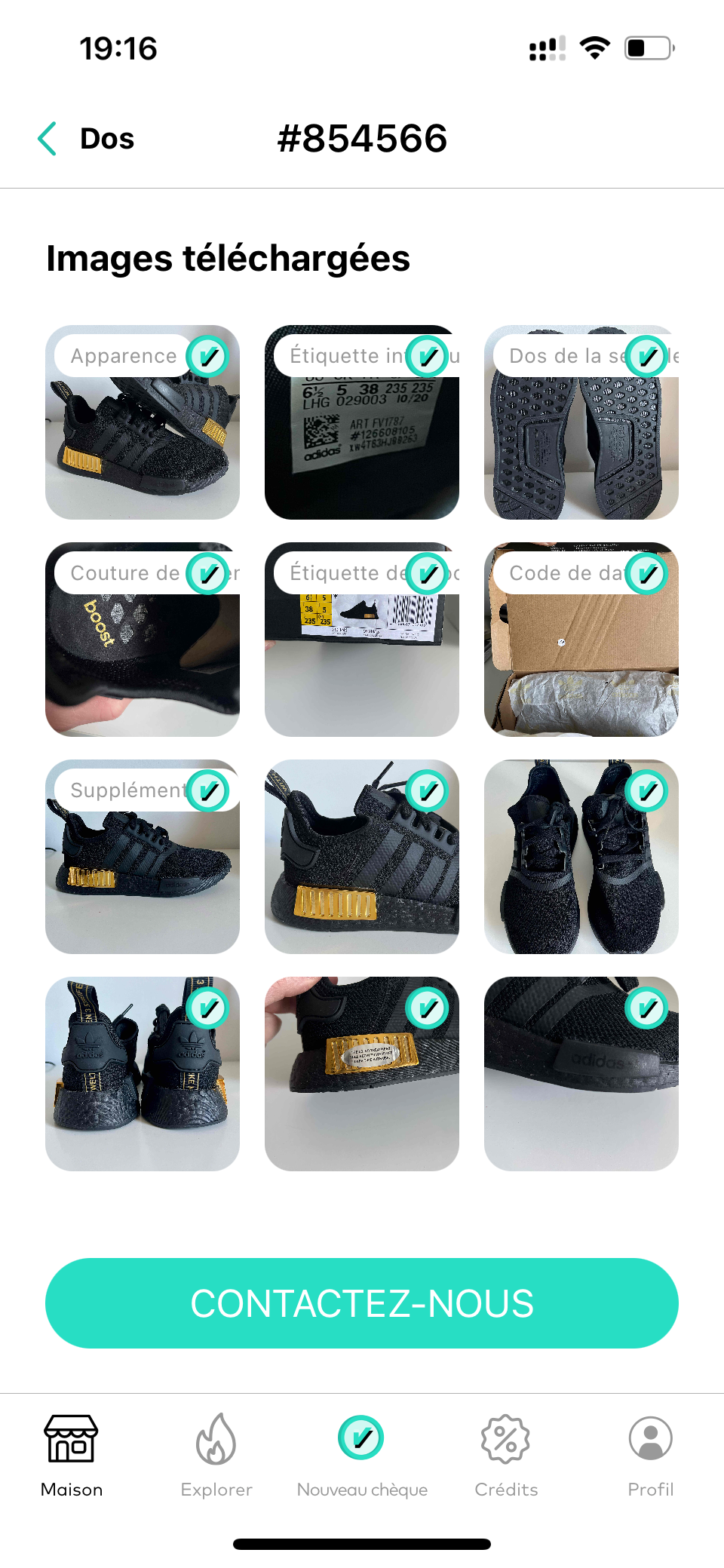 Miniature : Basket Adidas NMD R1 T38 