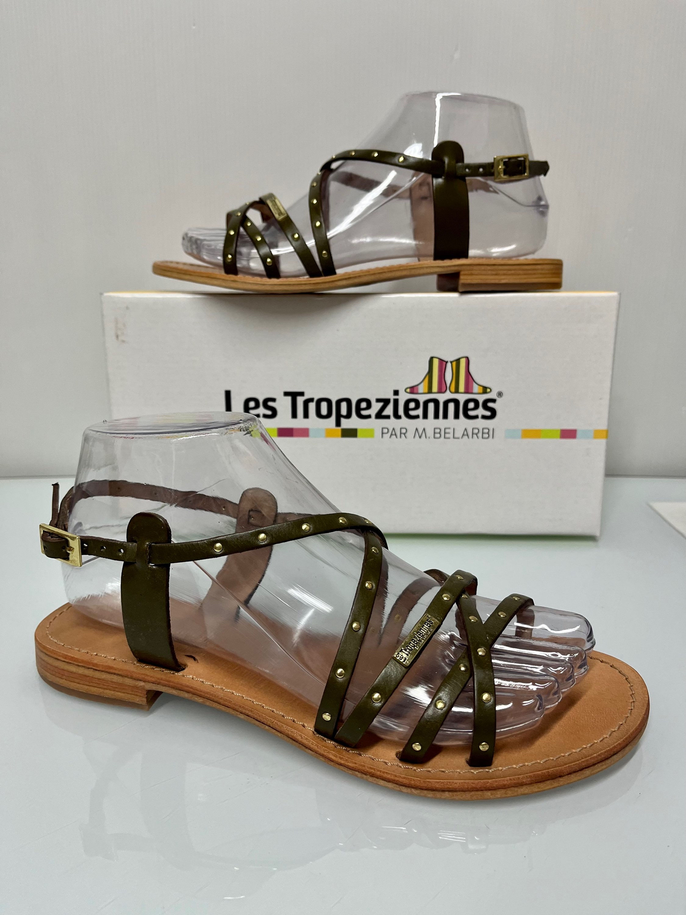 Sandales Les Tropéziennes Henoux Kaki T41