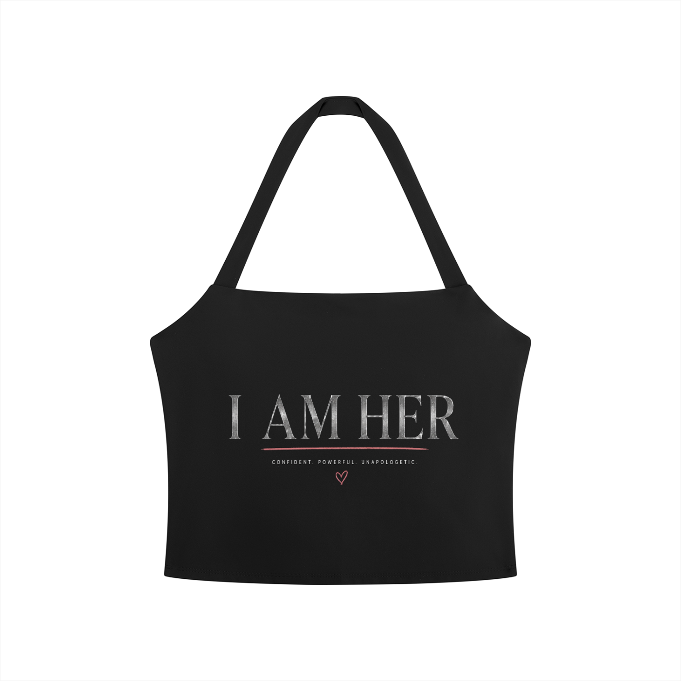 HER Halter Crop Sports Bra