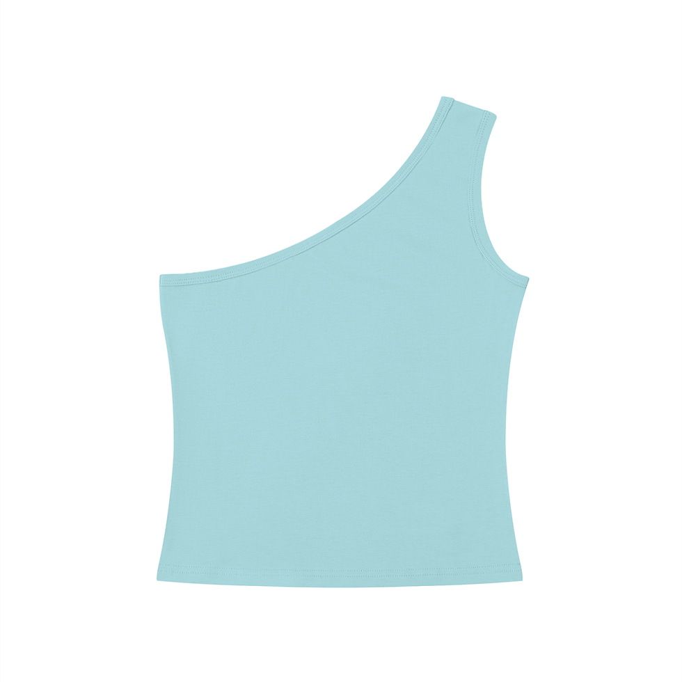 Thumbnail: Women's One-Shoulder Crop T-Shirt