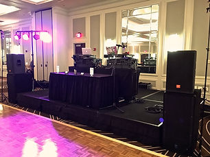 A Stage with Sound and Lights