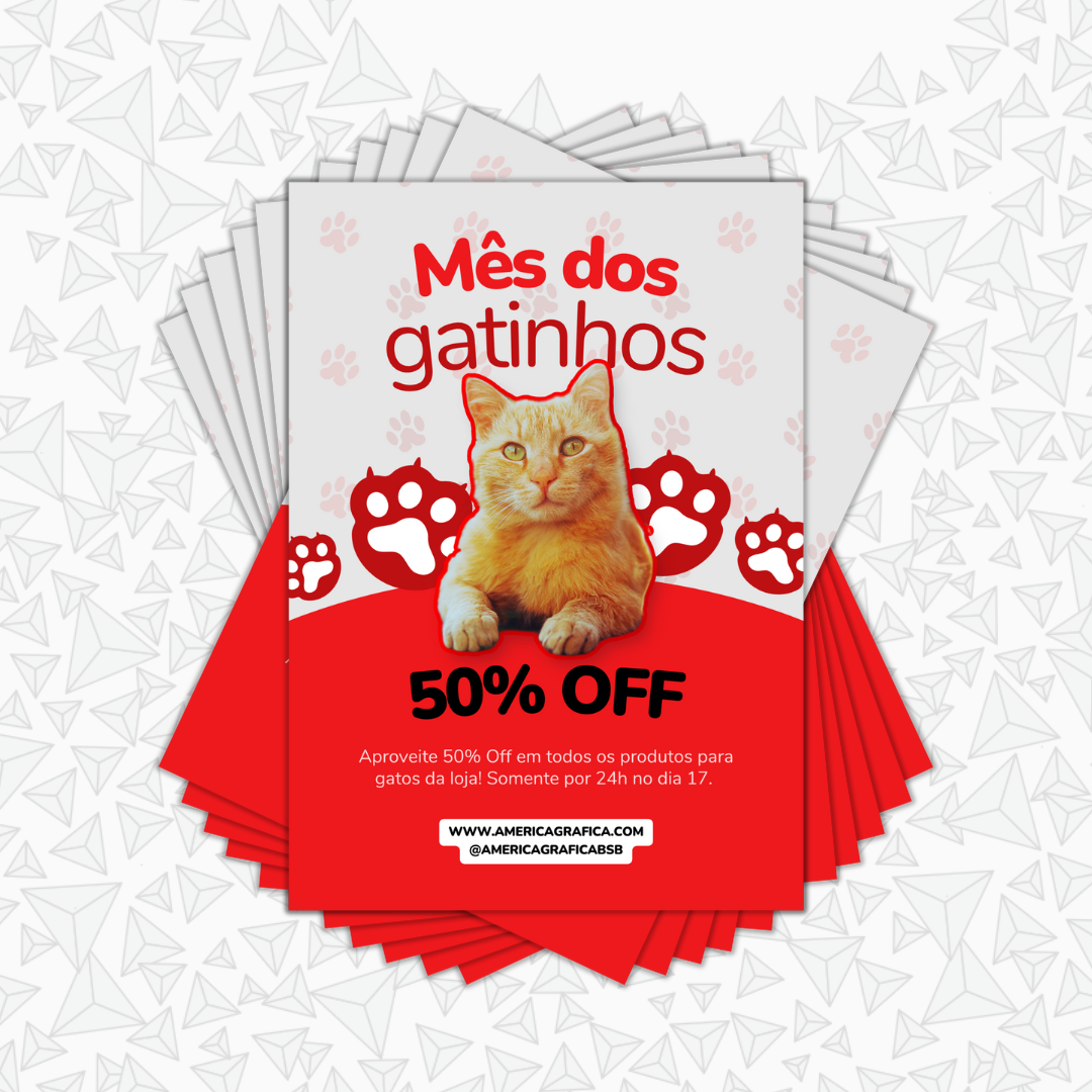 Panfleto 10x14cm - Só Frente - 5.000un