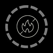 Black Modern Art Circle Sticker (16).png