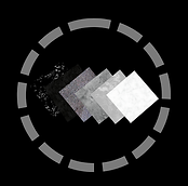 Black Modern Art Circle Sticker (14).png