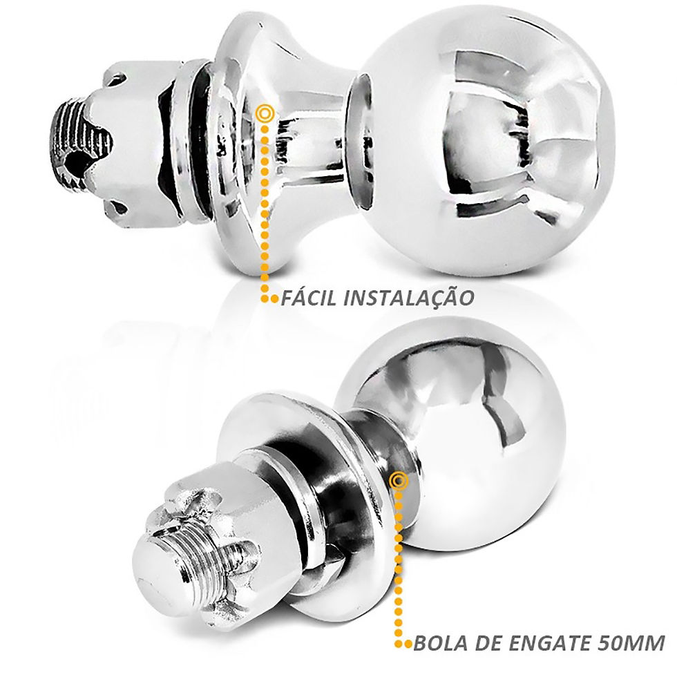 Miniatura: Bola De Engate Cromada - Universal 50mm Reboque - Carretinha