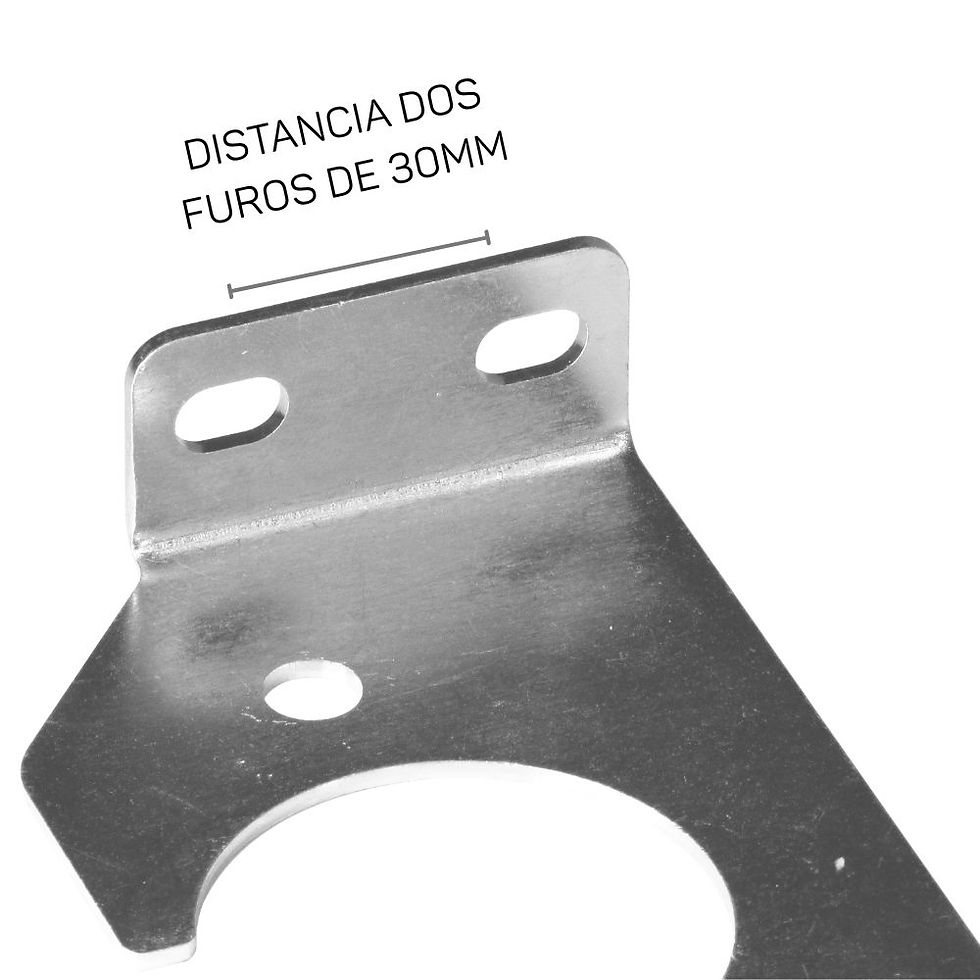 Miniatura: Suporte Chapa Fixação Tomada Carreta Zincado G.D 90° Parafusar