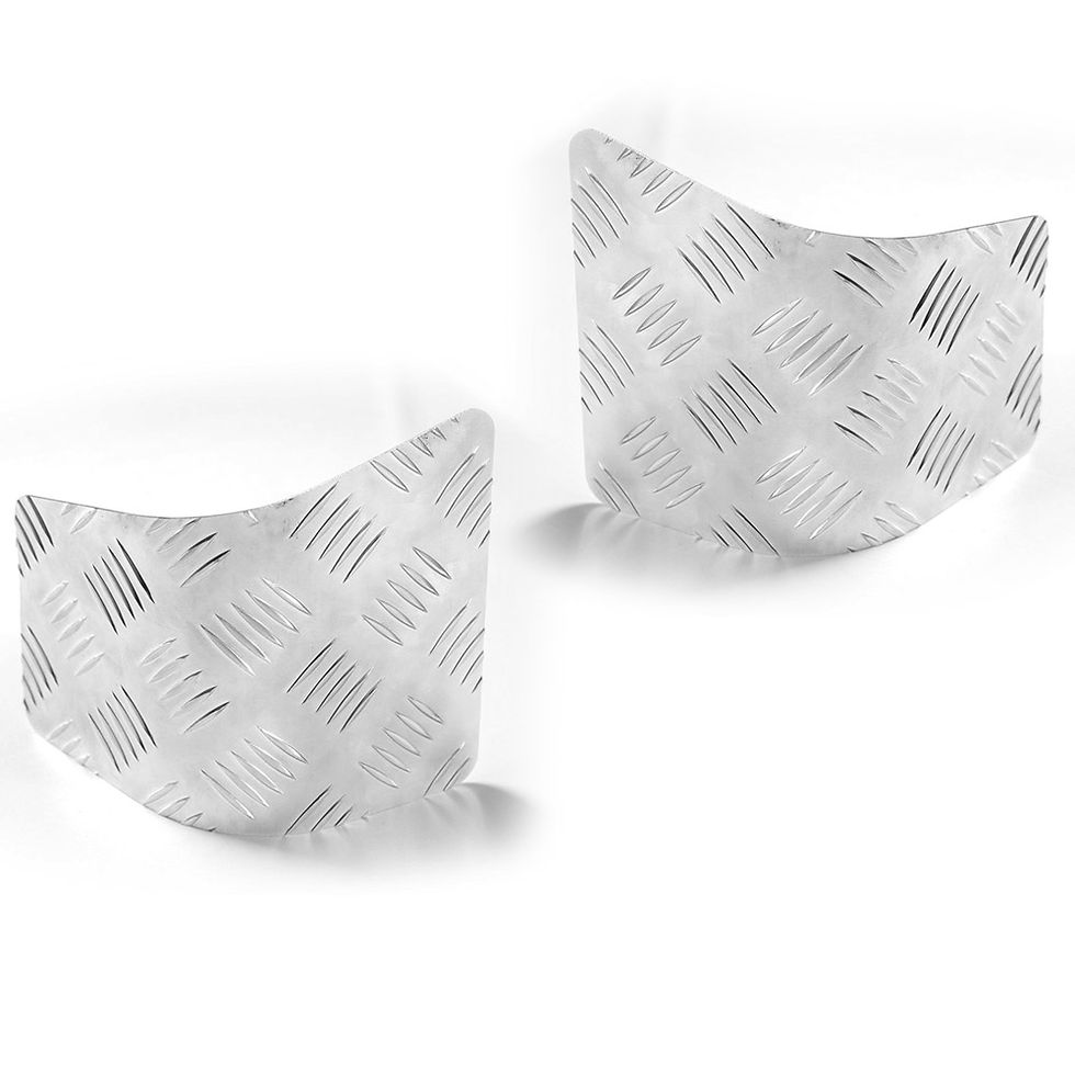 Miniatura: Par Proteção Traseira Carroceria Jeep Cj5 1957-1982 Alumínio