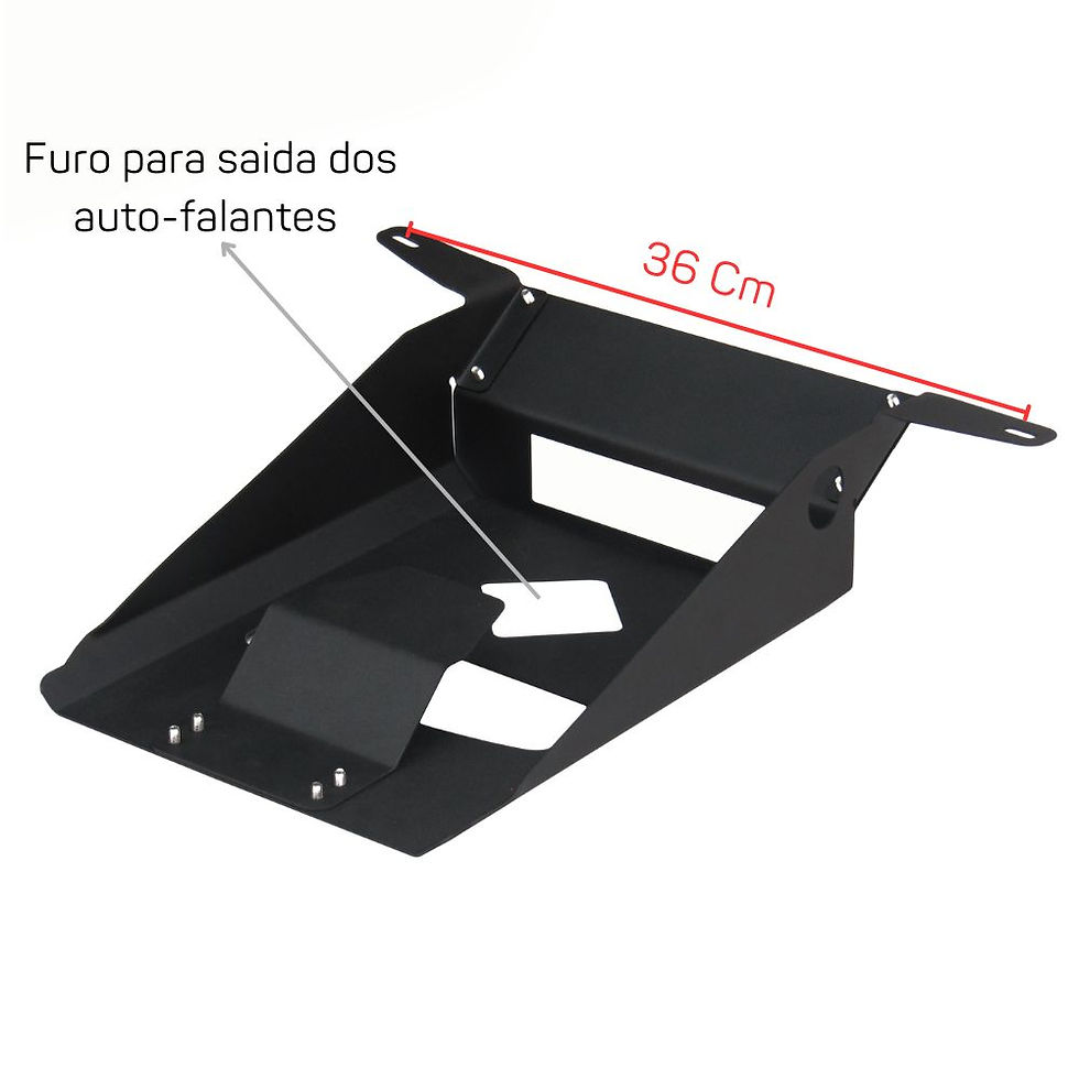 Miniatura: Suporte Console Teto Radio Px-PY Troller TGV - 2008 a 2014