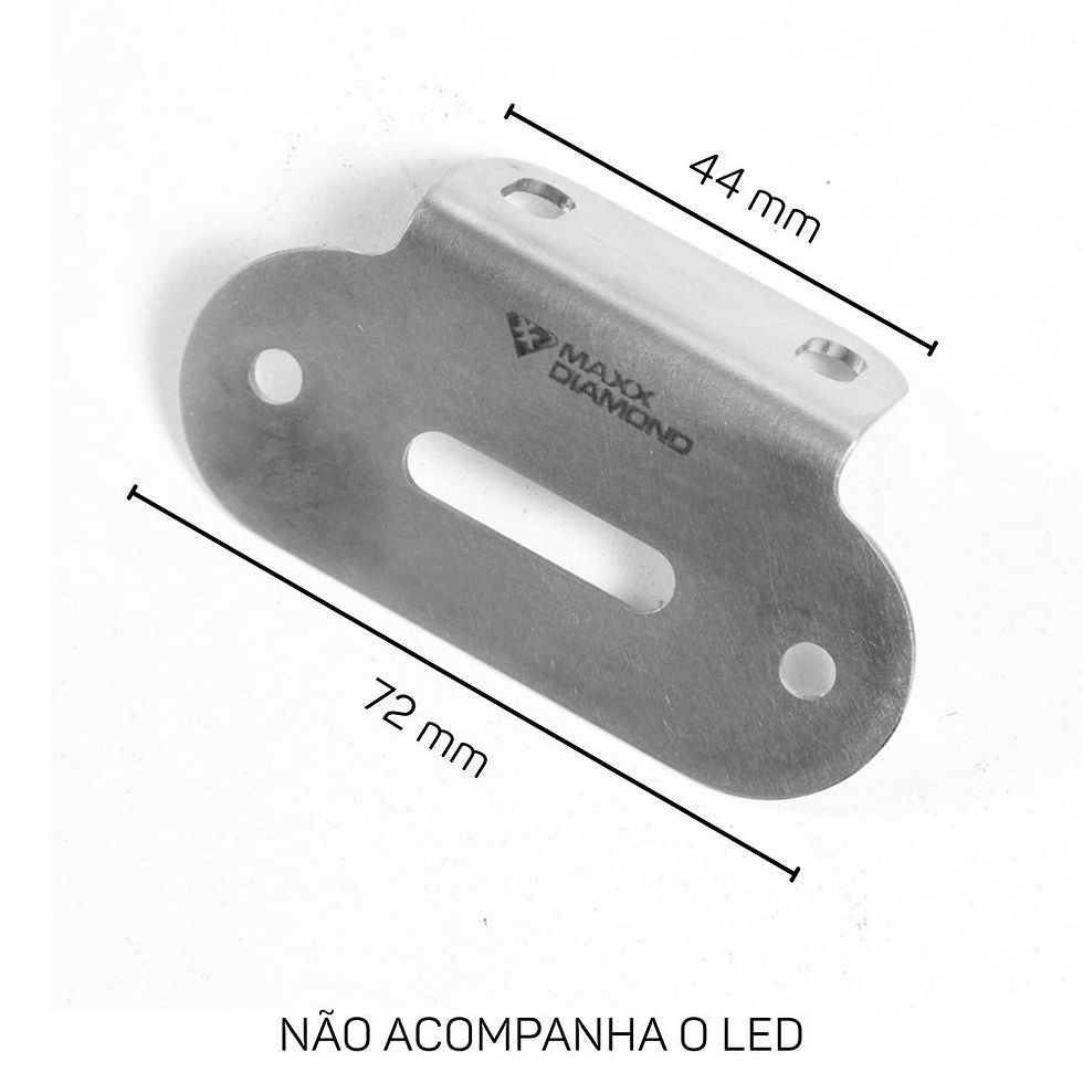 Miniatura: Suporte Chapa de Fixação Led  Luz de Posição 90º Peq. Inox