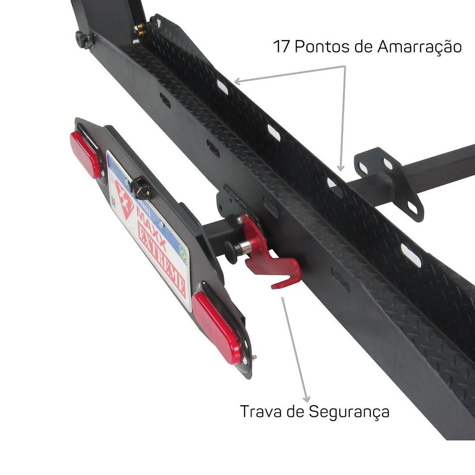 Miniatura: Suporte Rampa Transportar Moto Engate 50x50mm Pro Articulável
