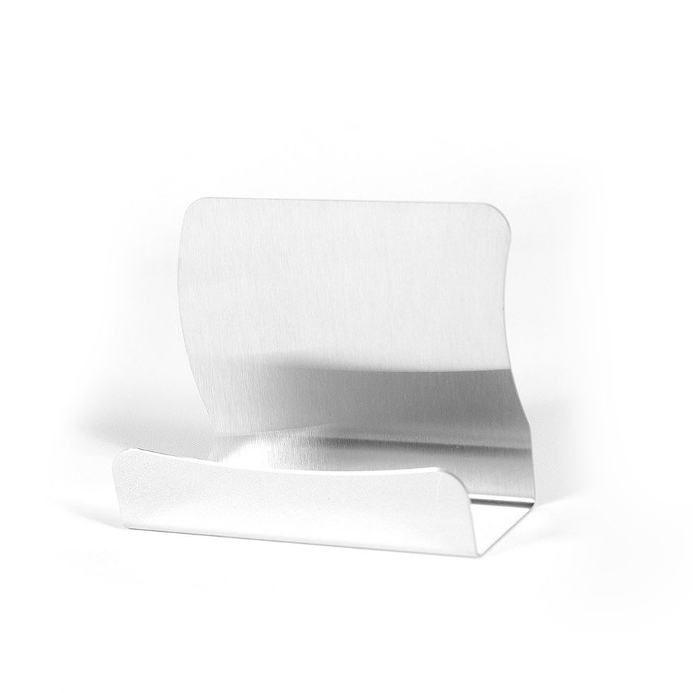 Porta Cartão De Visita Em Aço Inox Escovado