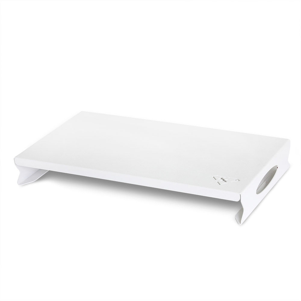 Suporte Apoio de Monitor em Alumínio 5 cm Altura - Branco