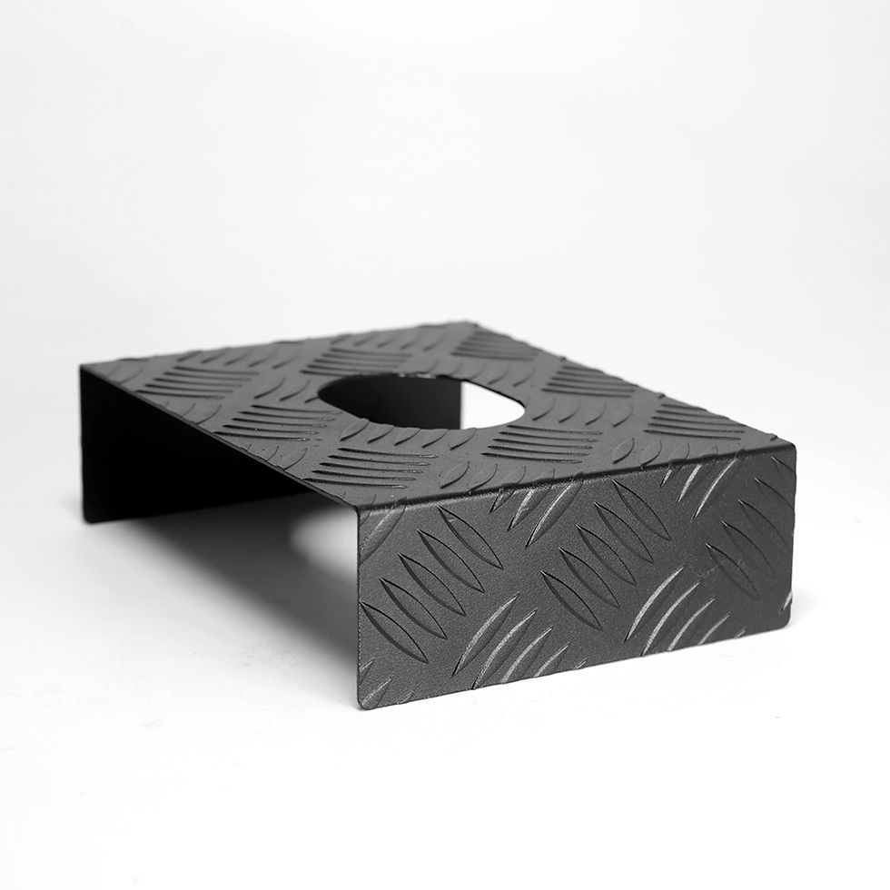 Miniatura: Apoio de Monitor de Mesa em 6 Cm - Alumínio - Preto Fosco