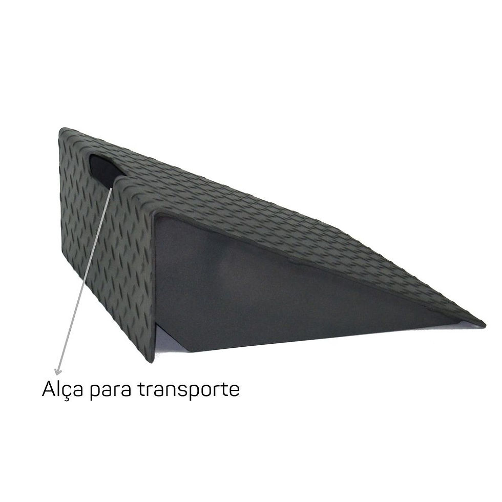 Miniatura: Rampa Sarjeta Guia Carro e Moto 40x38x15 Cm Anti-Derrapante