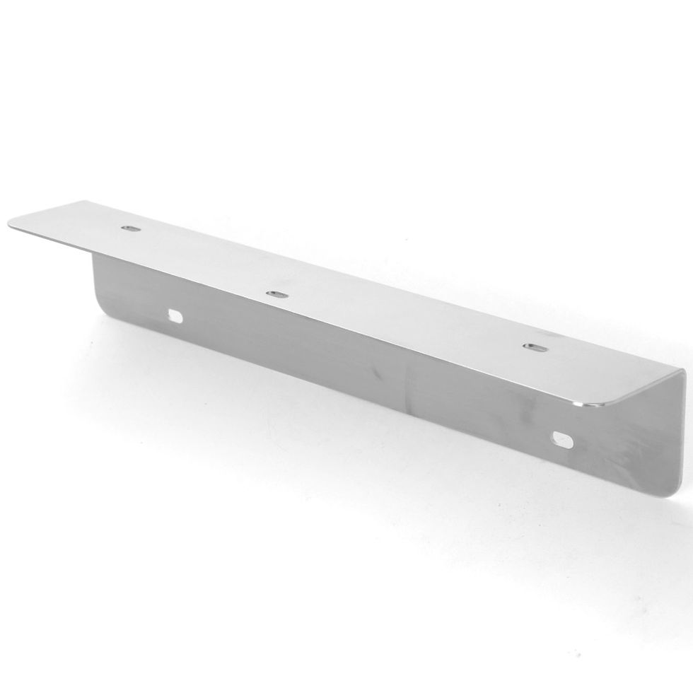 Miniatura: Cantoneira Fixação para Prateleira Madeira/Granito-Inox 30 Cm