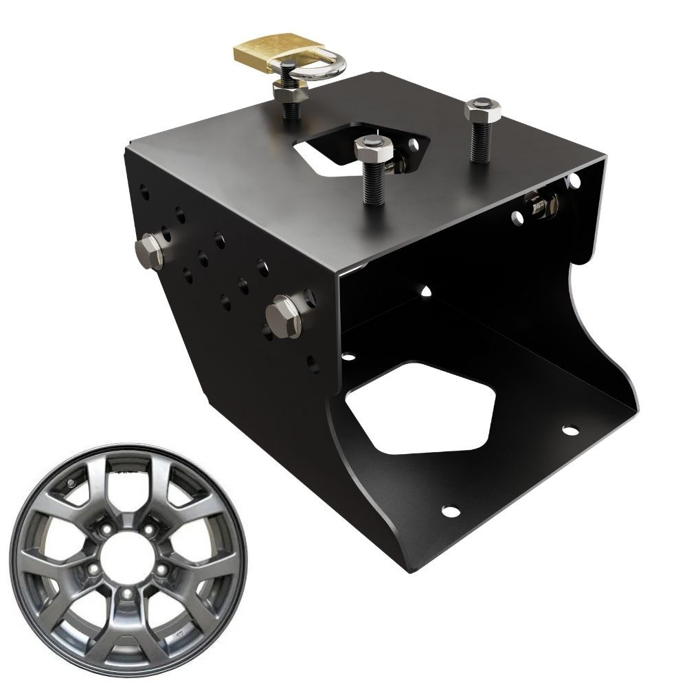 Suporte Estepe Ajustável Susuki Jimny 2010 a 2019 furação 5x139mm