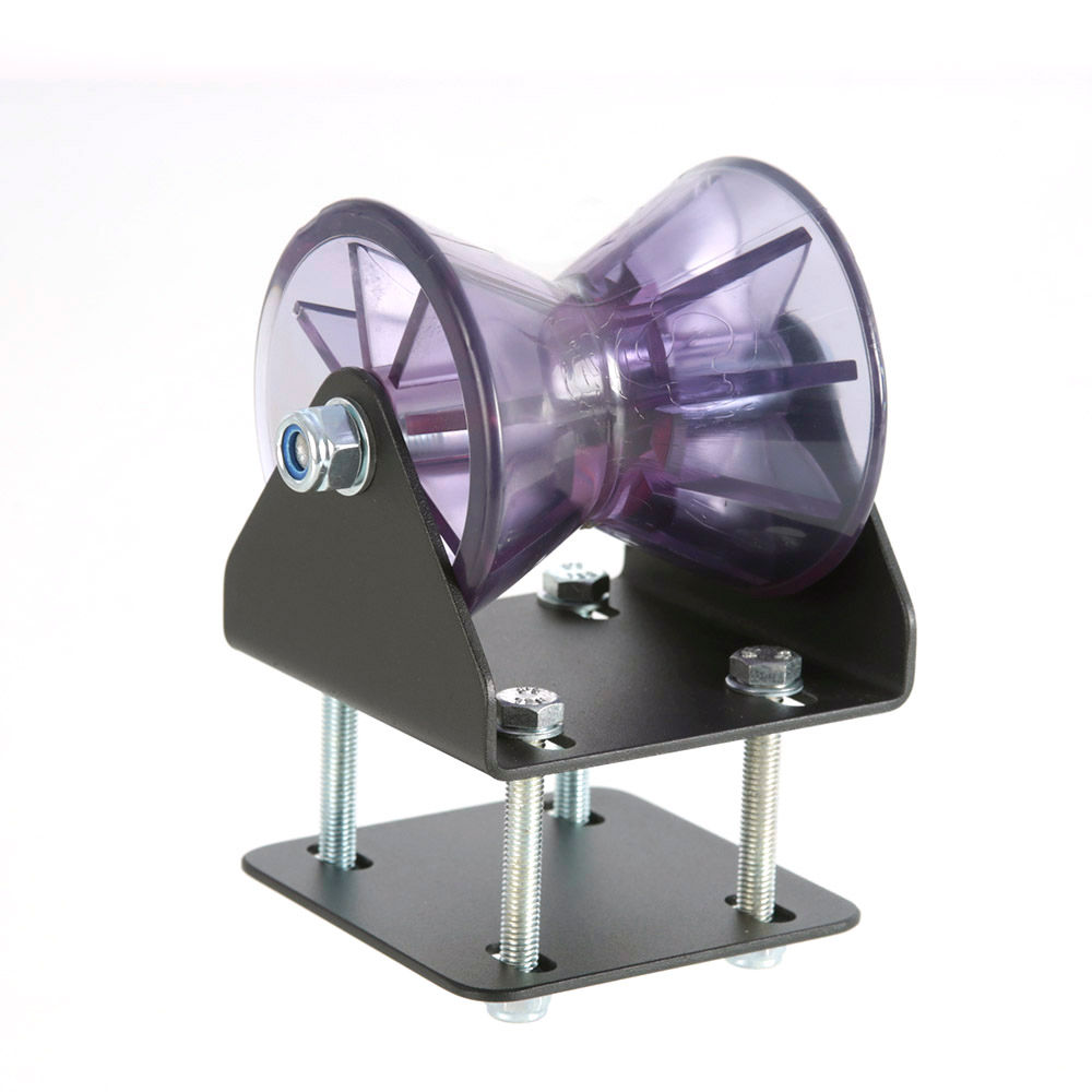 Kit Rolete PVC com suporte reboque de barco lancha - Aço