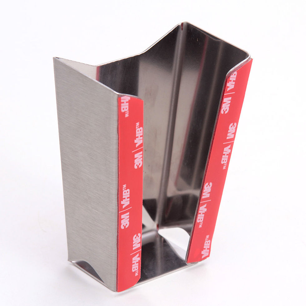 Miniatura: Suporte porta pasta/escova de dente ou pentes/pomada - Inox