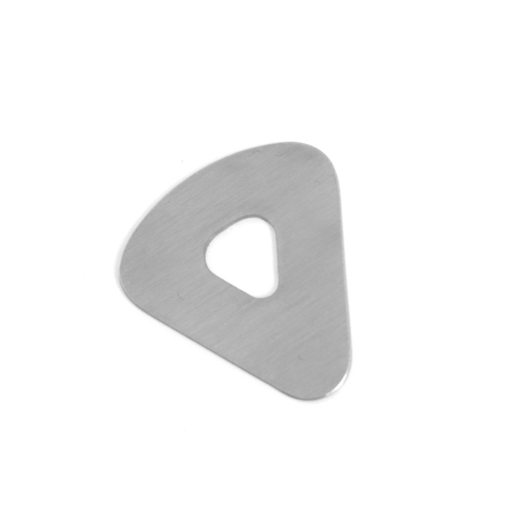 Palheta de Guitarra - Violão Aço Inox - Modelo Triângulo