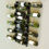 Miniatura: Adega Vertical Barra Vinho Duplo -10 Garrafas Aço -Preto Fosco