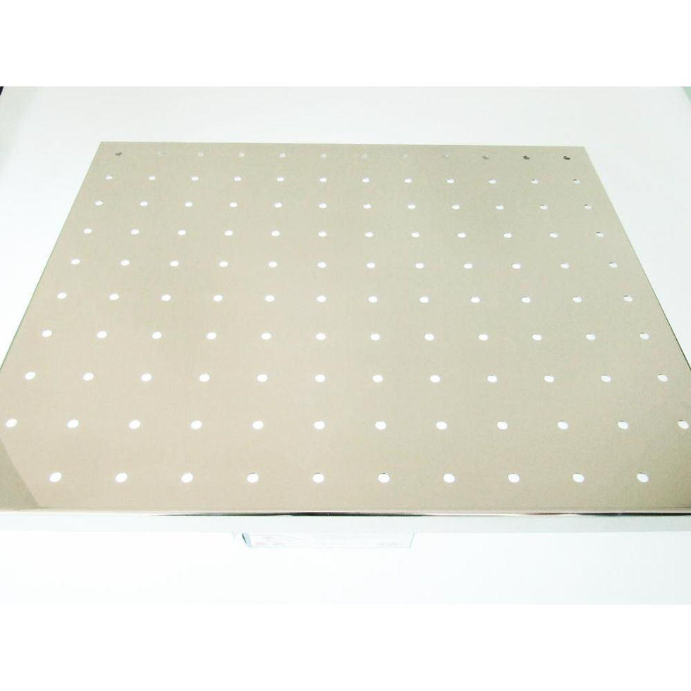 Miniatura: Painel Quadro Porta Utensílios Gourmet - Inox 61x51Cm
