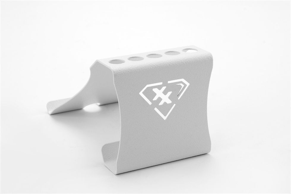 Miniatura: Suporte Porta Celular/Caneta de Mesa - Alumínio - Branco