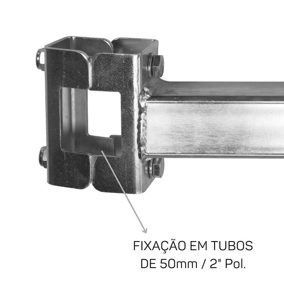 Miniatura: Apoio Casco Barco Lancha Inclinado Tubo Quadrado 50mm
