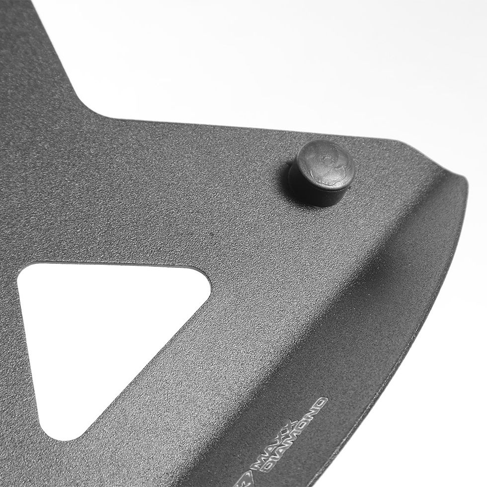 Miniatura: Suporte de Placa BMW GS - 650-800-1200 - Aço - Preto Fosco