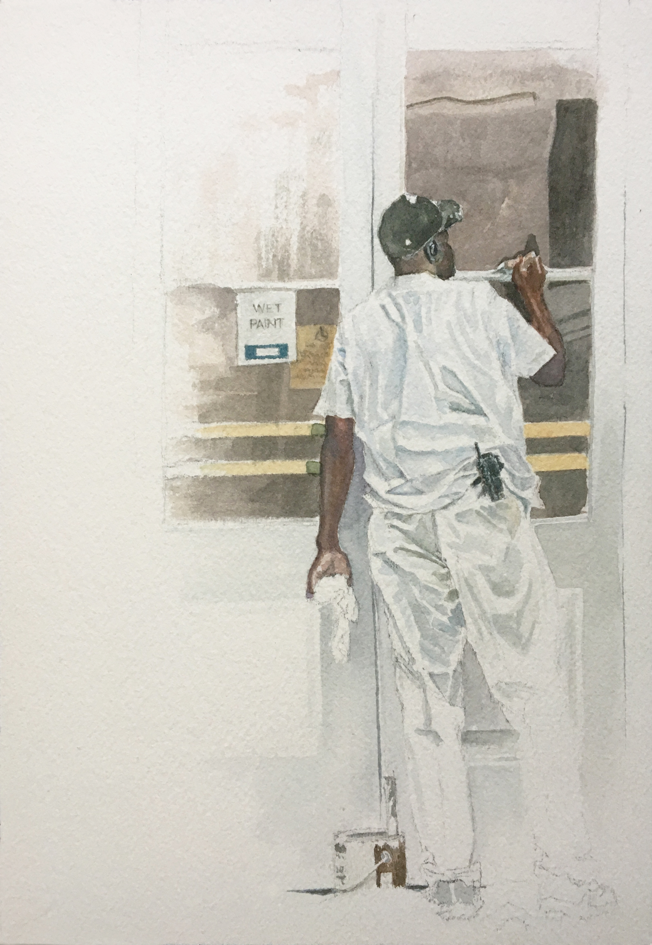 "Painting His Life Away"