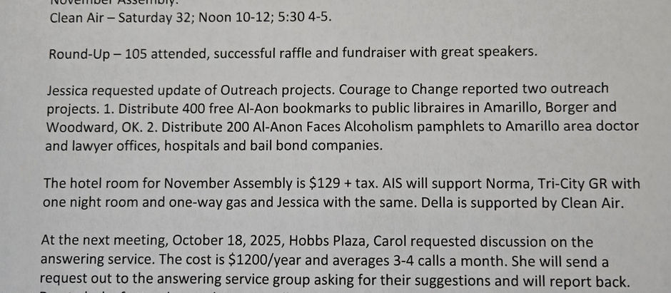 AIS Meeting - October 11th, 2025