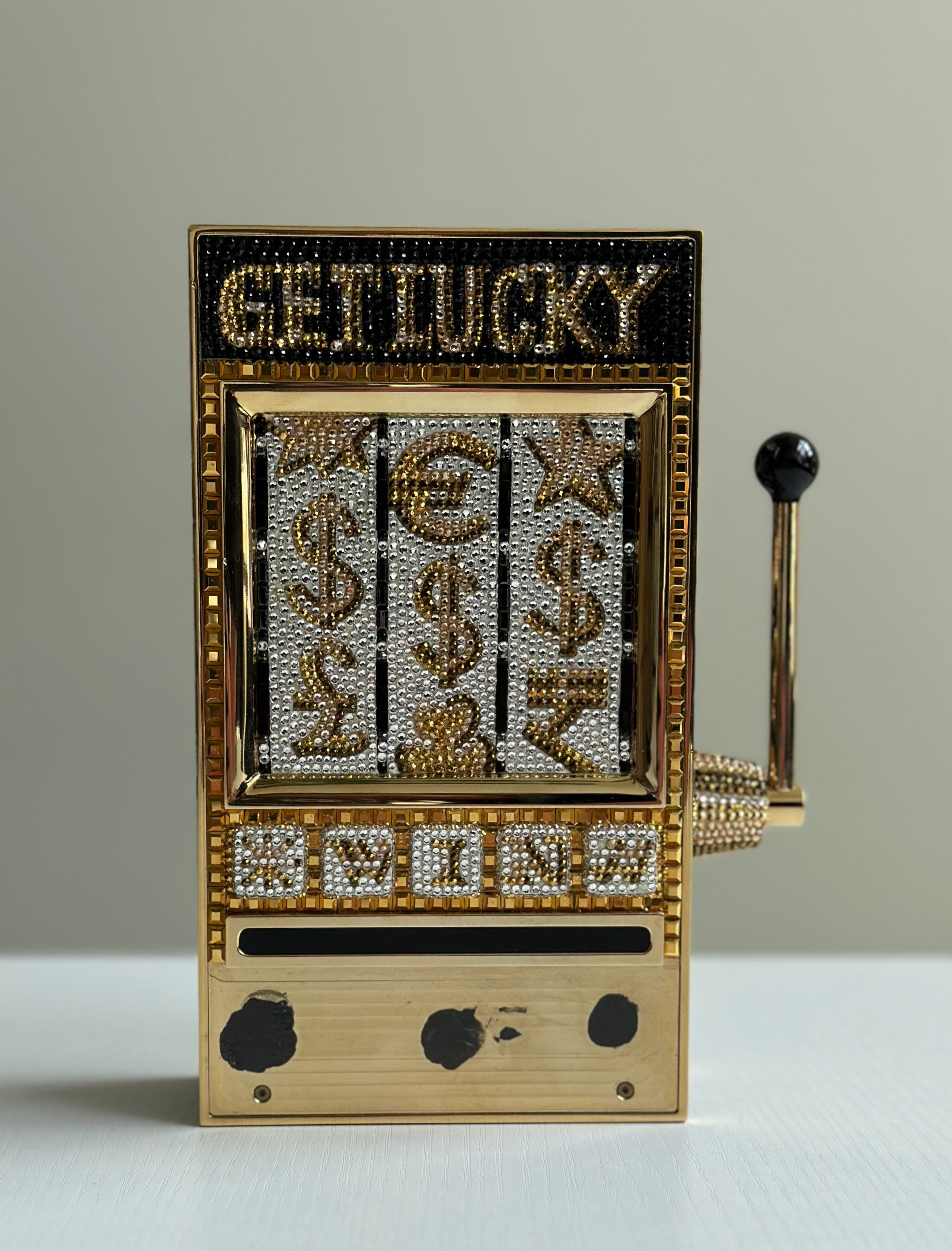Judith Leiber Crystal Get Lucky Slot Machine Clutch Minaudiere