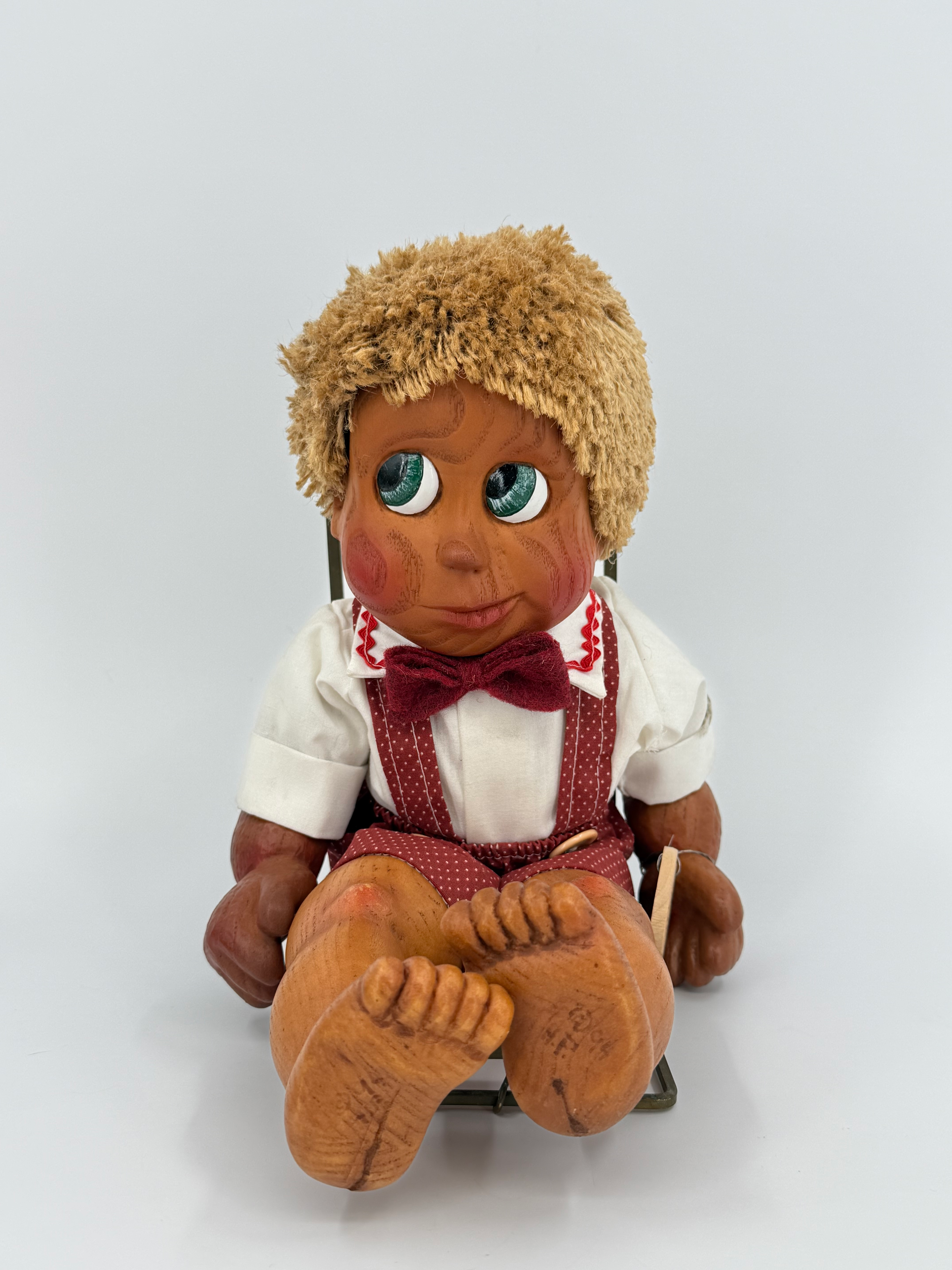 Vintage Naber Kids “Claude” Doll No. 422 with Wooden Tag