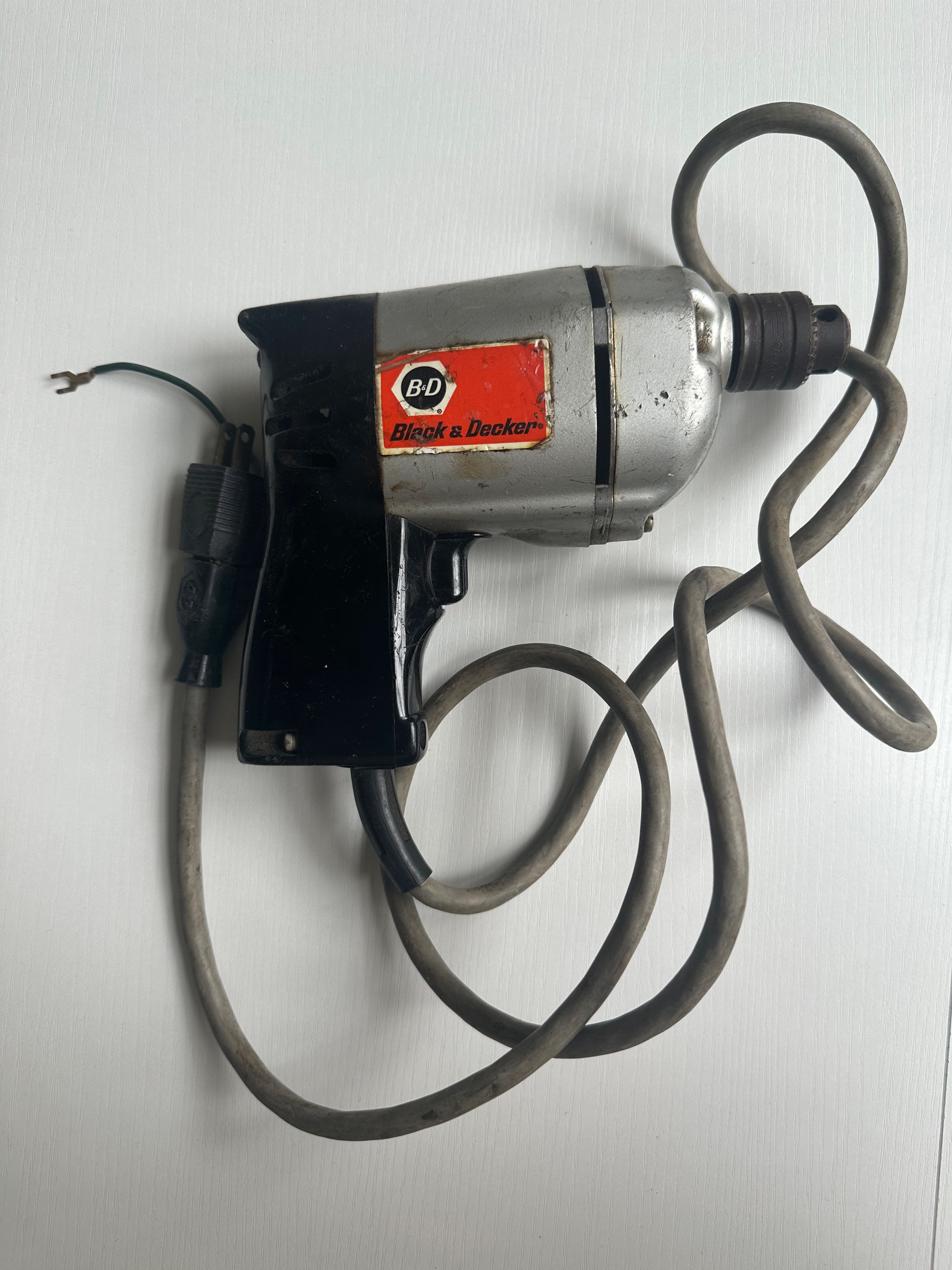 Vintage Black & Decker U-100 1/4 Inch Utility Drill