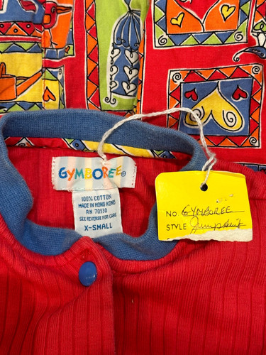 キッズ古着 ヴィンテージ Gymboree ショートオール small Vintage Gymboree Jumpsuit Youth Size X-Small | Cure Thrift