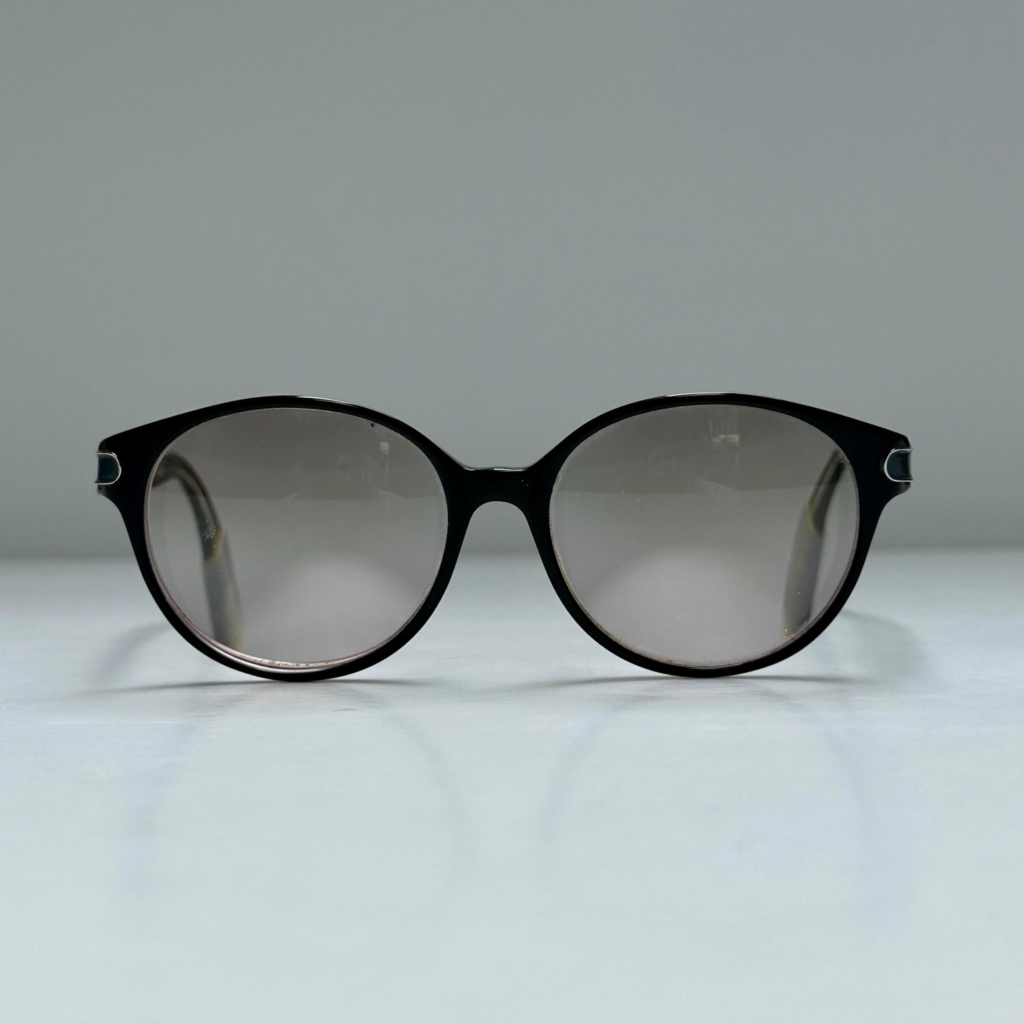 Vintage Gucci GG 3149 Black Oval Eyeglasses