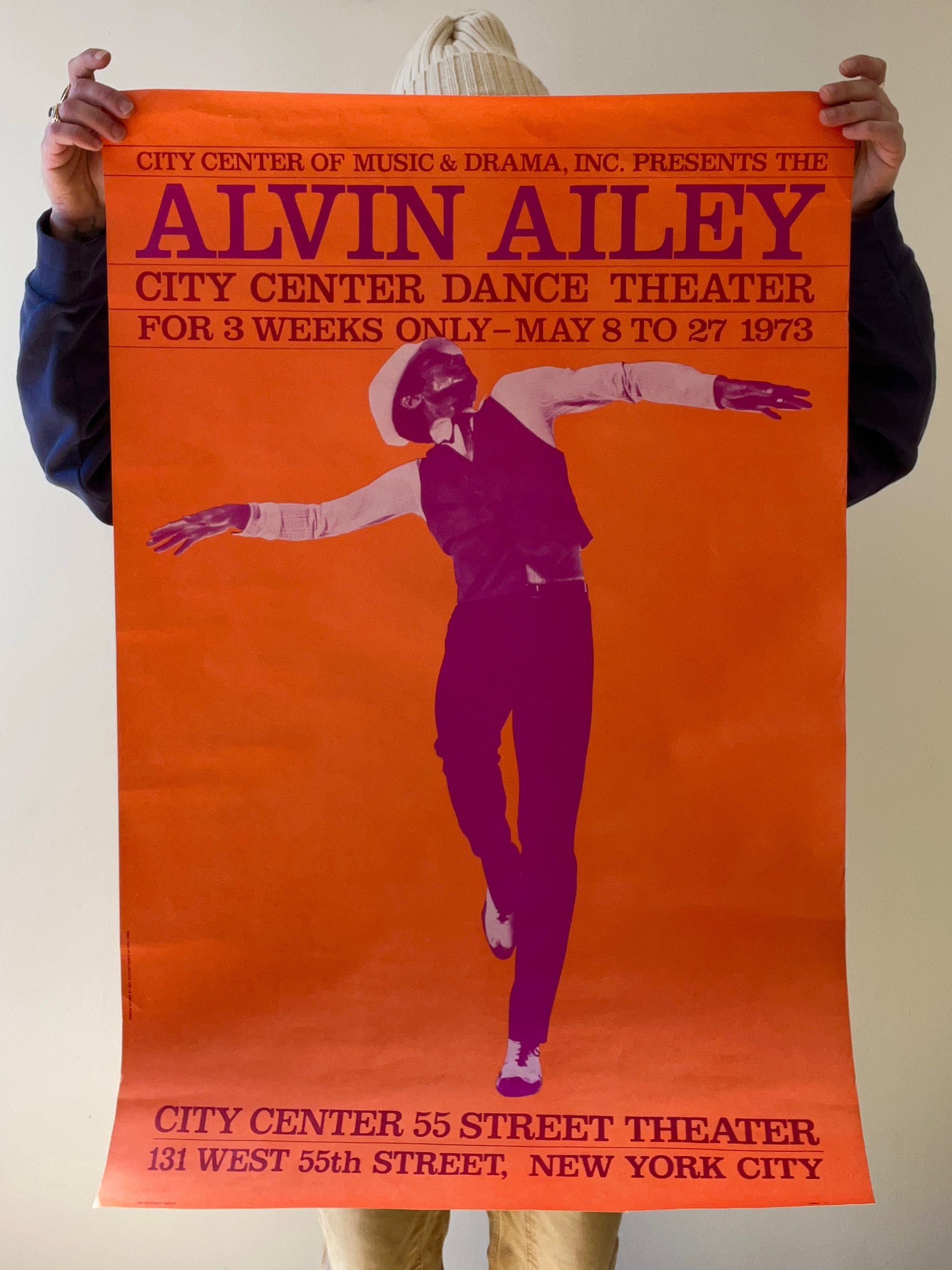 VINTAGE ALVIN AILEY 1973 POSTER