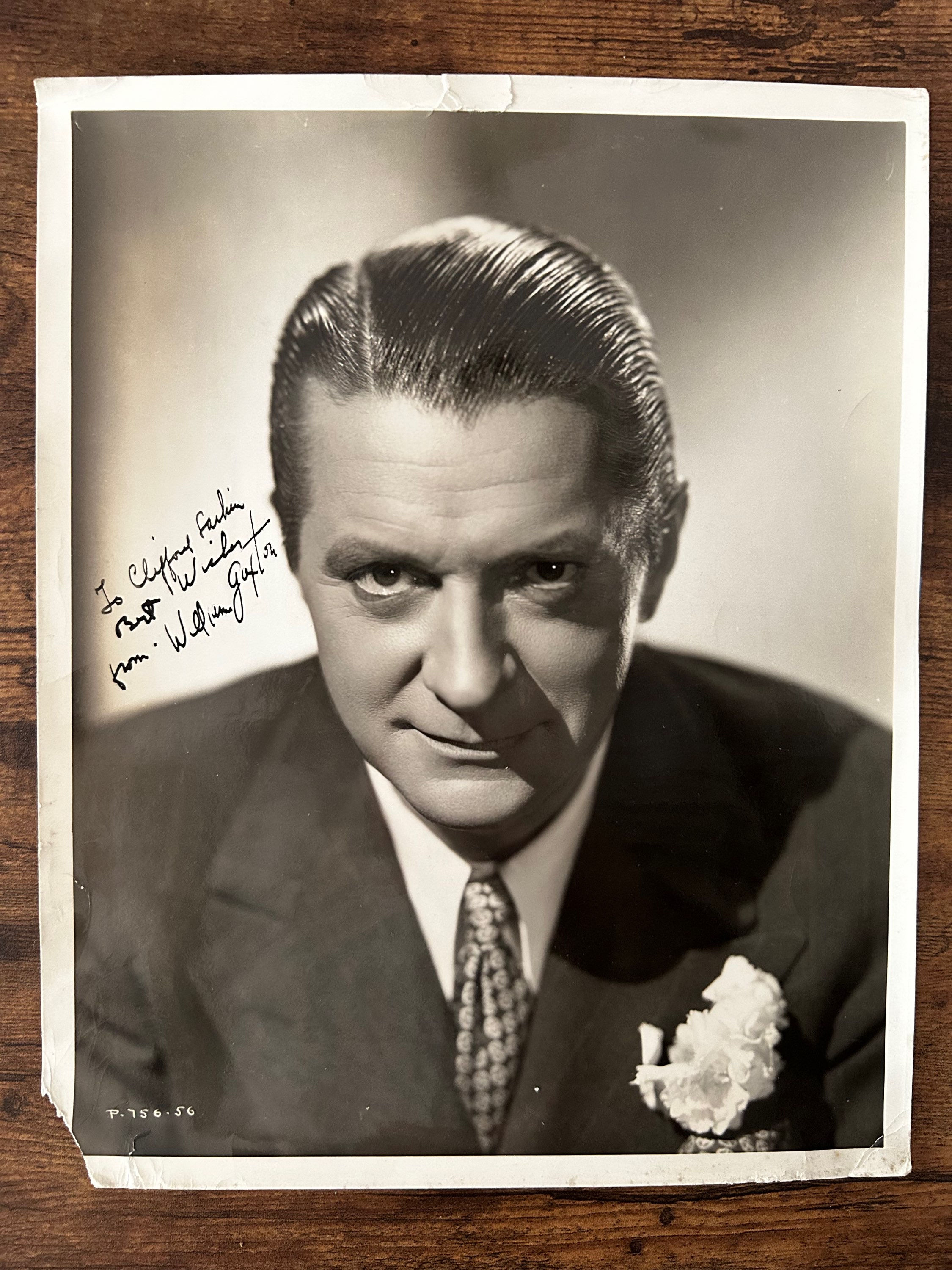 Signed Photo of William Gaxton
